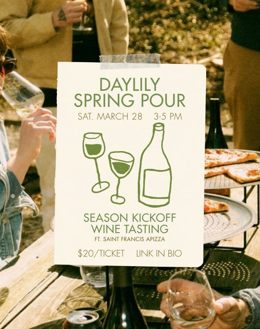 Daylily Spring Pour Wine Tasting