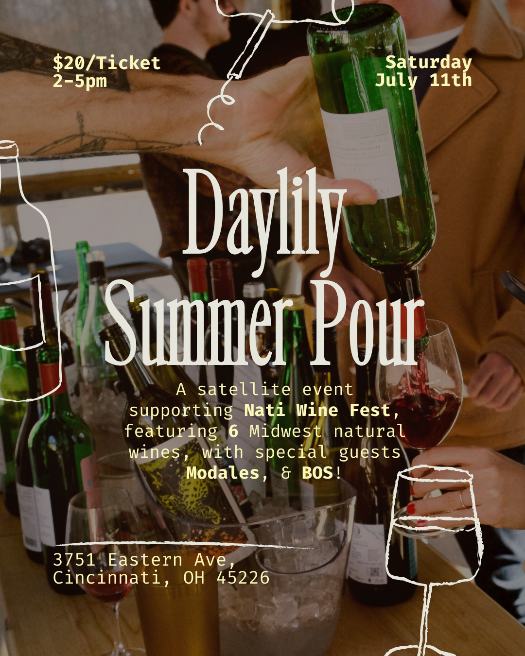Daylily Summer Pour Wine Tasting