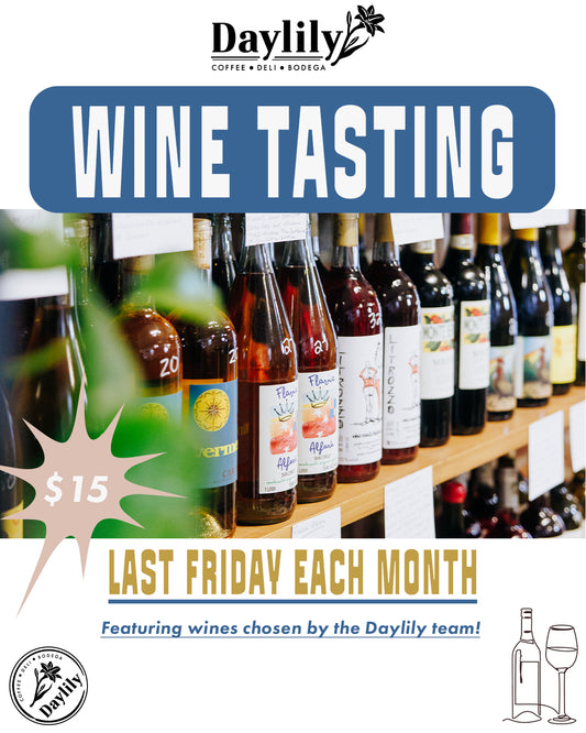 Daylily Wine Tasting 4/26/24